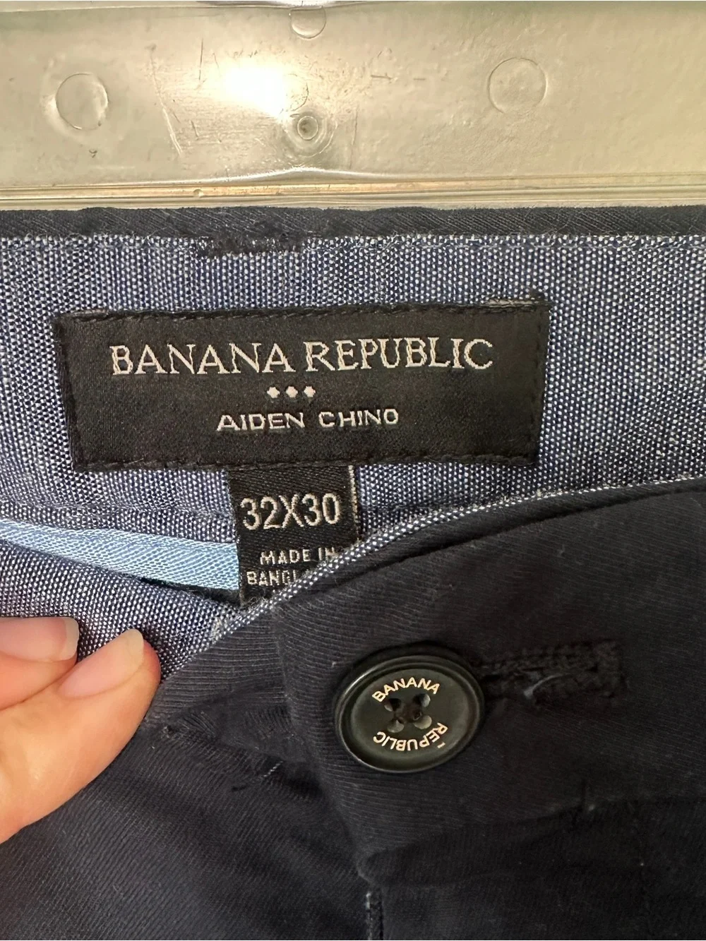 Banana Republic Navy Chinos Men’s